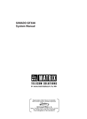 Matrix SIMADO GFX44 System Manual
