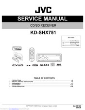 JVC KD-SHX751 Service Manual