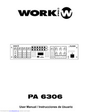 Work Pro PA 6306 User Manual