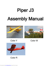 General Hobby Piper J3 Assembly Manual
