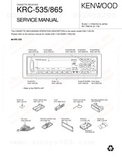 Kenwood KRC-865 Service Manual