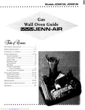 Jenn-Air JGW8130 Manual