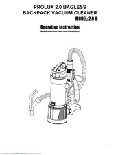 Proluxe 2.0-B Operation Instruction Manual
