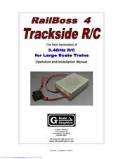 G-Scale Graphics railboss 4 Operation And Installtion Manual