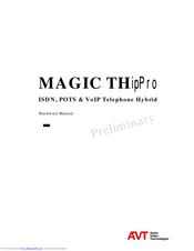 AVT MAGIC THipPro Hardware Manual