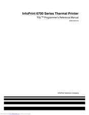 InfoPrint 6700 Series Programmer's Reference Manual