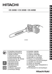 Hitachi CS 30 SB Handling Instructions Manual
