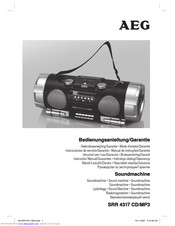 AEG SRR 4317 CD/MP3 Instruction Manual & Guarantee