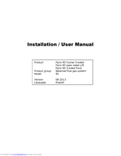 KAL-FIRE Fairo 90 Installation & User Manual