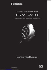 FUTABA GY701 Instruction Manual