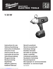 Milwaukee V 28 IW Instructions For Use Manual