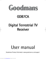 Goodmans GDB7CA User Manual