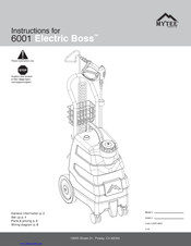 Mytee 6001 Electric Boss Instructions Manual