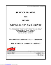 Ceeco WPP-531-D2-ADA-VA-R-SB24VDC Service Manual