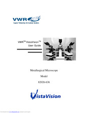 Vwr VistaVision 82026-636 User Manual
