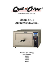 Quik n’ Crispy GF - II Operator's Manual