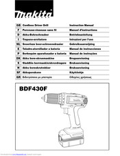 Makita BDF430F Instruction Manual