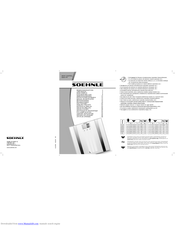 Soehnle BODY CONTROL EASY FIT User Manuals