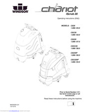 Chariot CSC20 Operating Instructions Manual