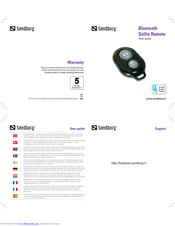Sandberg Bluetooth Selfie Remote User Manual