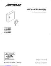 Fujitsu UTP-VX30A Installation Manual