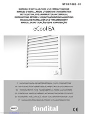 Fondital DIMENSION H Installation, Use And Maintenance Manual