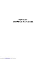 Hitachi VSP G1000 User Manual