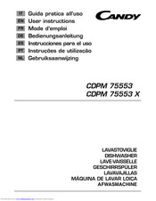 Candy CDPM 75553 User Instructions