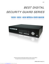 Avtech DG0824 Quick Start Manual