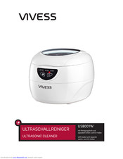 VIVESS US8001W Instructions Manual