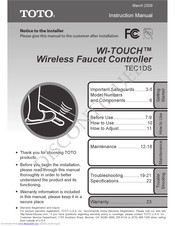 Toto WI-TOUCH Instruction Manual