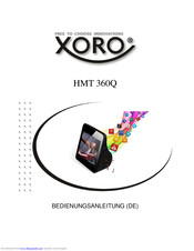 Xoro HMT 360Q Quick Start Manual