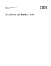 IBM NeXtScale nx360 M4 Installation And Service Manual
