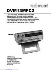 Velleman DVM13MFC2 User Manual