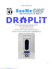SeeMeCNC DropLit Assembly Manual