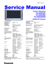 Panasonic TX-32DK20DB Service Manual