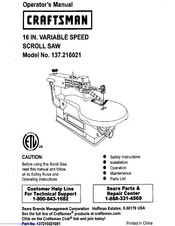 Craftsman 137.216021 Operator's Manual