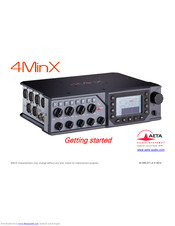 Aeta Audio Systems 4MinX Getting Started Manual