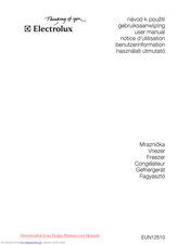 Electrolux EUN12510 User Manual