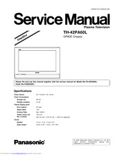 Panasonic TH-42PA60L Service Manual