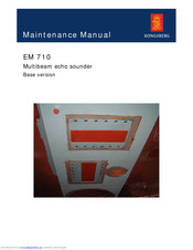 Kongsberg EM 710 Maintenance Manual