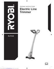 Ryobi RLT3123 Original Instructions Manual