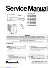 Panasonic Cu 3e23cbpg Manuals Manualslib