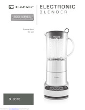 Catler 800 SERIES Instructions For Use Manual
