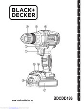 Black & Decker BDCDD186 Original Instructions Manual