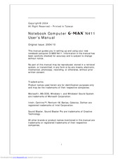 Gigabyte G-MAX N411 User Manual