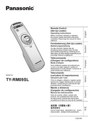Panasonic TY-RM09SL Operating Instructions Manual