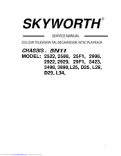 Skyworth 3498 Service Manual
