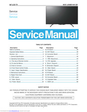 AOC LE58D1441/20 Service Manual