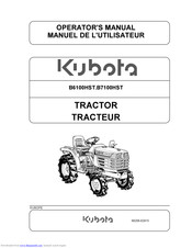 Kubota B7100HST Manual